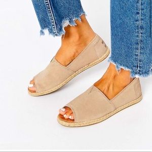 Toms Alpargata open toe shoe